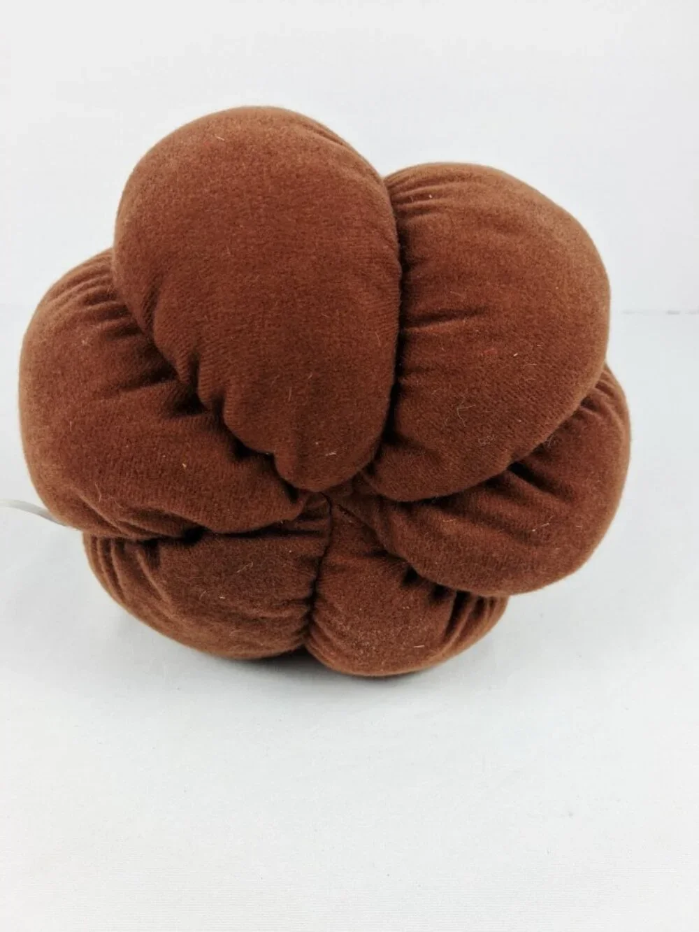 Fabric Stacked Pumpkin Fall Plaid & Velvet Accents 13